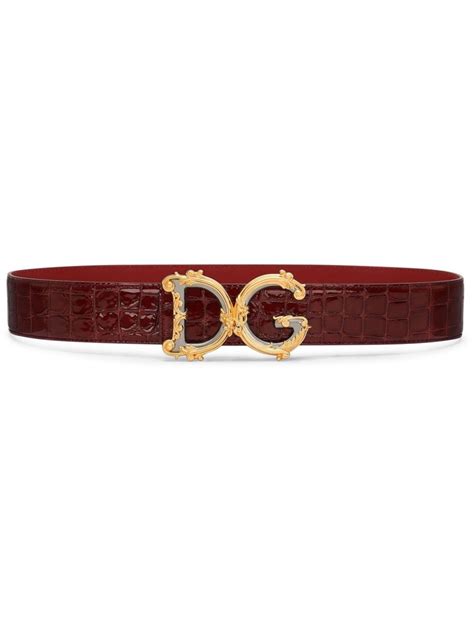 dolce gabbana crocodile belt.